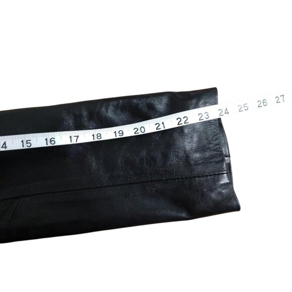 My Style 3XL Black Leather Victorian Gothic Coat W/Double-Breasted Buttons & Cor - Picture 9 of 13